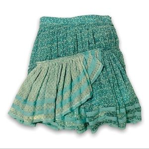 Free People Ruffle Mini Skirt